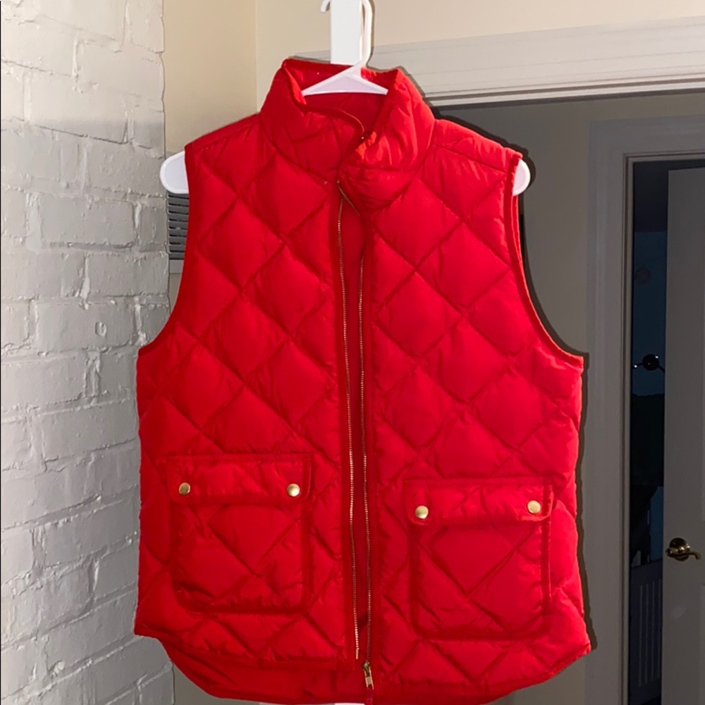 J.CREW RED VEST